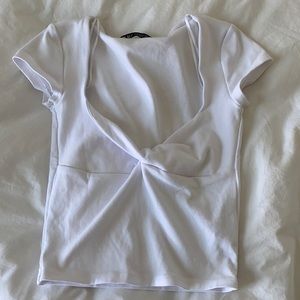 White Zara T shirt